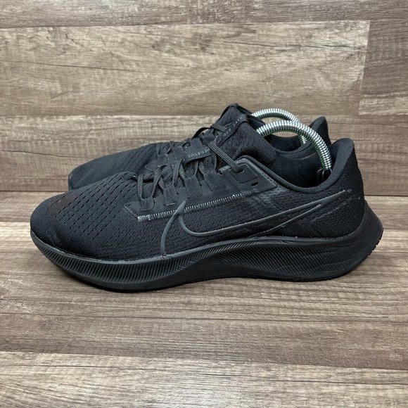 Nike Zoom Pegasus 38 Black Mens US Size 10.5 EUR 44.5 CW7356-001 Running Shoes - Picture 3 of 9